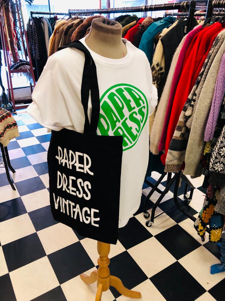 Paper Dress Vintage Own Brand Tote Bag
