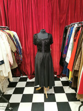 Load image into Gallery viewer, Vintage Edwardian 1910s/1920s Black Beaded Evening Gown
