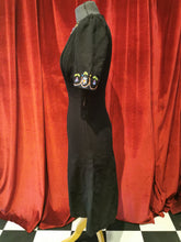 Load image into Gallery viewer, Vintage 1940s Stunning Black Embroidered Dress
